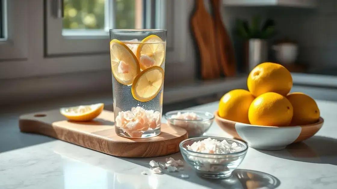  Combining Himalayan salt with lemon for better results