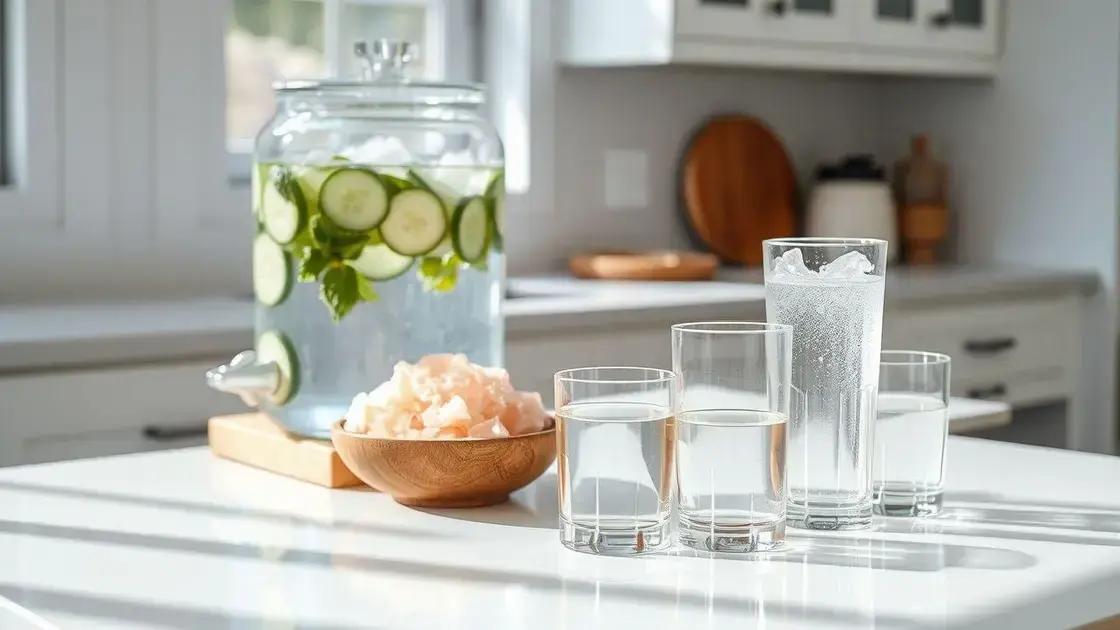  Combining Himalayan salt with hydration for visible results