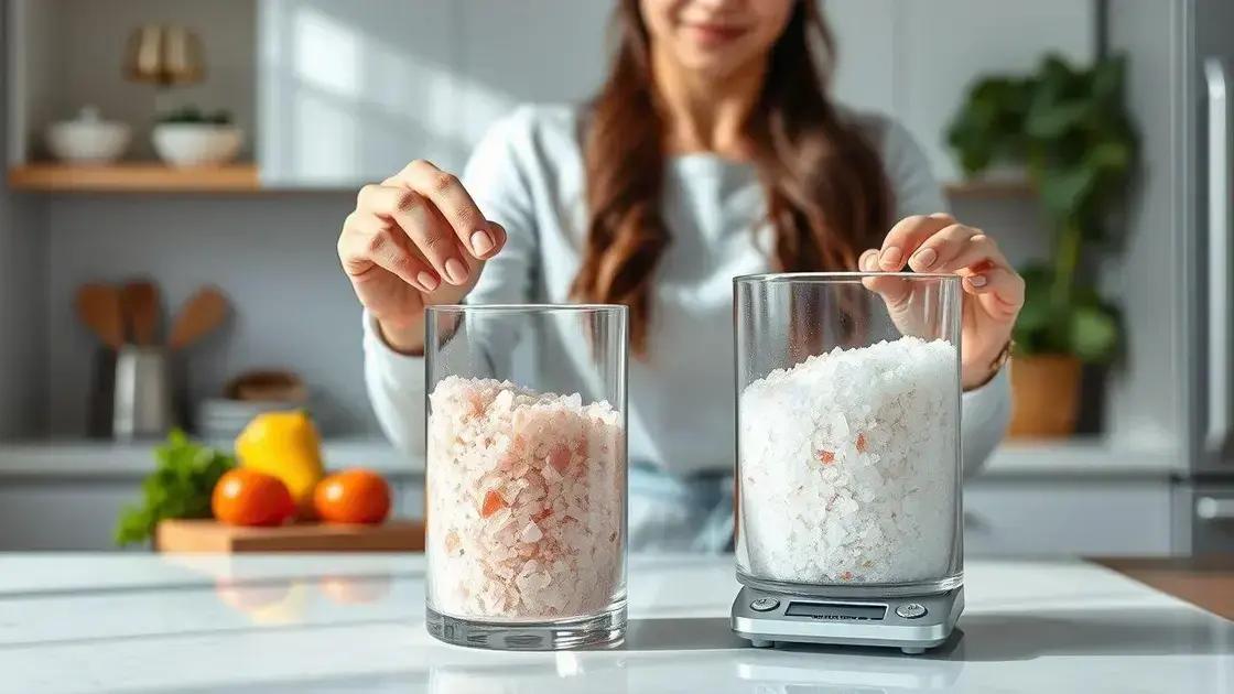  Addressing the biggest misconceptions about salt and weight