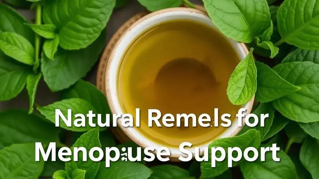 Can Green Tea Extract Reduce Menopause Symptoms Naturally?